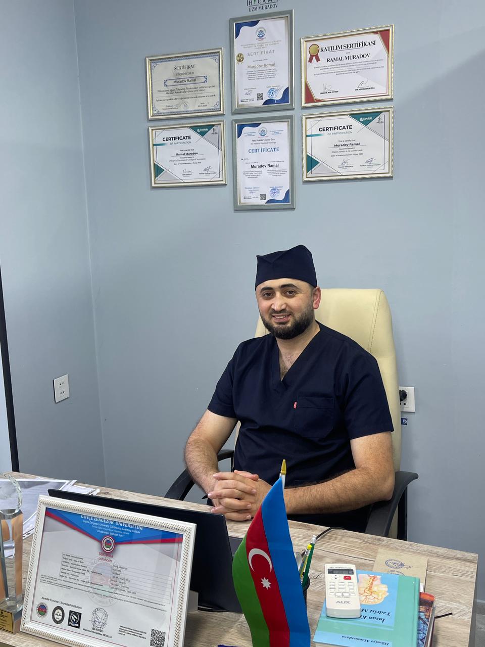 Mütəxəssisin kabineti və sertifikatlar