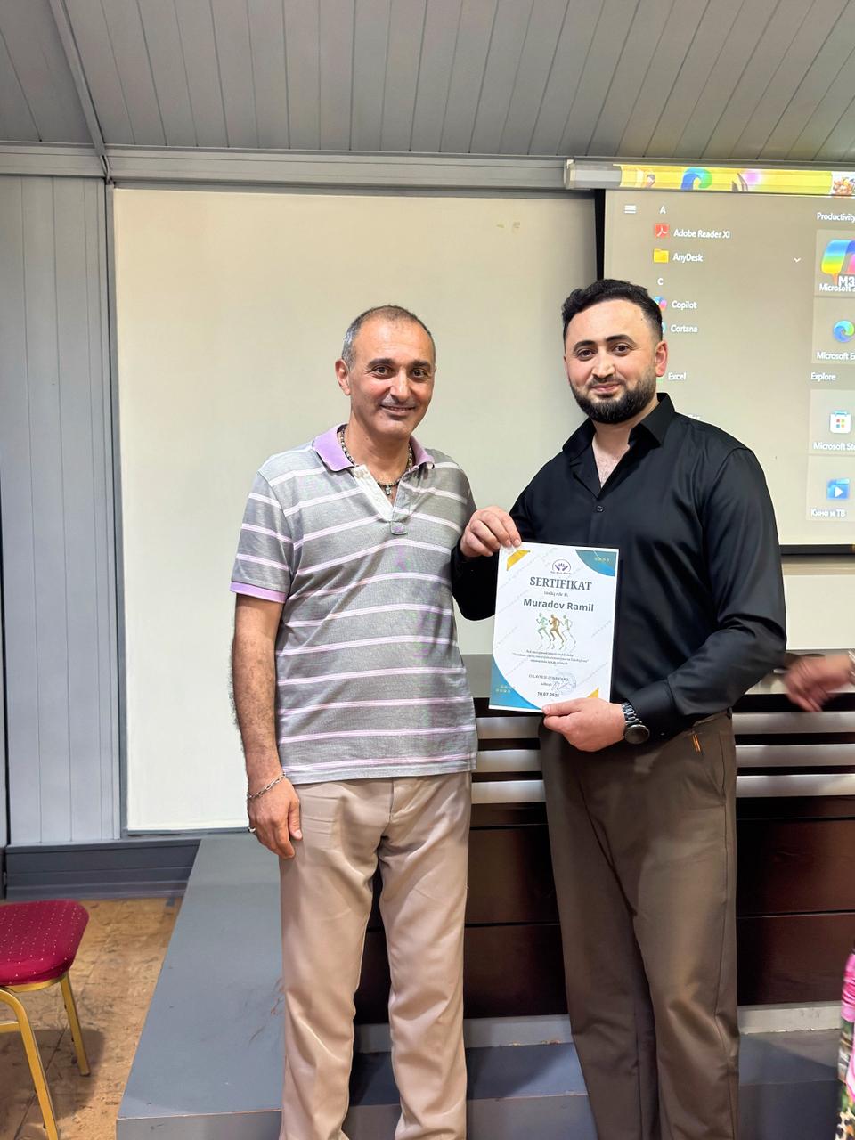 Peşəkar təlim sertifikatı